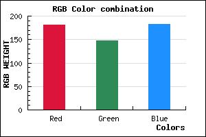 rgb background color #B594B6 mixer