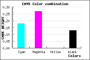 #B5A2DE color CMYK mixer