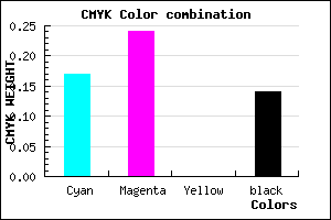 #B5A6DB color CMYK mixer
