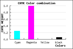 #B502F0 color CMYK mixer