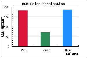 rgb background color #B548BA mixer
