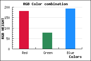 rgb background color #B54EC0 mixer
