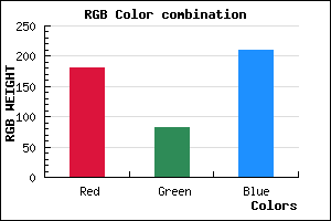 rgb background color #B552D2 mixer