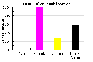 #B55A9E color CMYK mixer