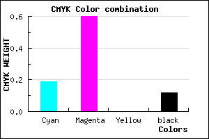 #B55AE0 color CMYK mixer