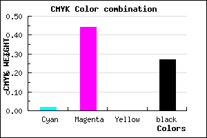 #B669BA color CMYK mixer