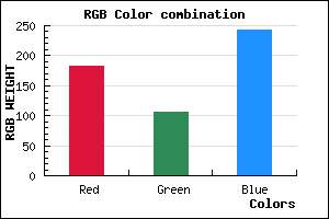 rgb background color #B669F3 mixer