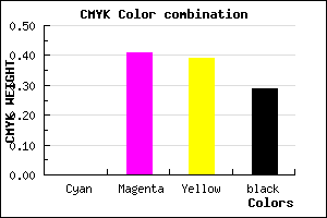 #B66C6F color CMYK mixer