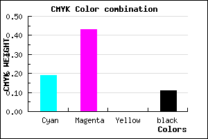 #B680E2 color CMYK mixer
