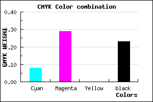 #B68BC5 color CMYK mixer