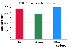 rgb background color #B696BE mixer