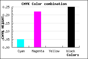 #B696C0 color CMYK mixer
