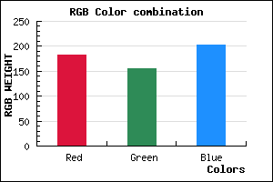 rgb background color #B69CCA mixer