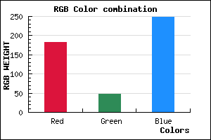 rgb background color #B630F8 mixer