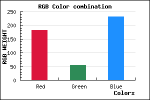 rgb background color #B636E8 mixer
