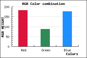 rgb background color #B658B1 mixer