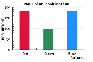 rgb background color #B661B7 mixer