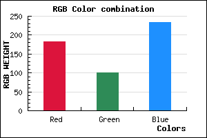 rgb background color #B765EA mixer