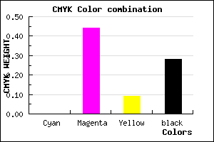 #B766A6 color CMYK mixer