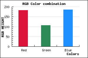 rgb background color #B76ABA mixer