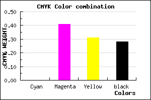 #B76C7F color CMYK mixer