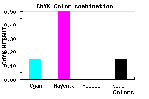 #B76CD8 color CMYK mixer