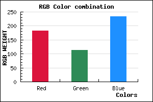 rgb background color #B772EA mixer