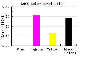#B77EA0 color CMYK mixer