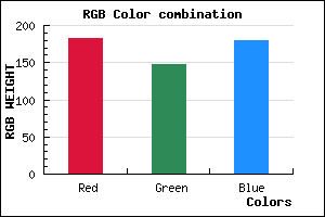 rgb background color #B793B3 mixer