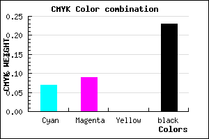 #B7B4C5 color CMYK mixer