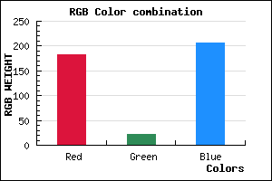 rgb background color #B715CF mixer