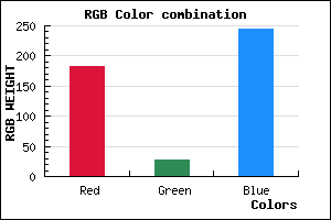 rgb background color #B71CF5 mixer