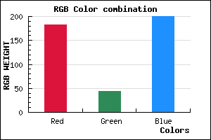 rgb background color #B72CC8 mixer