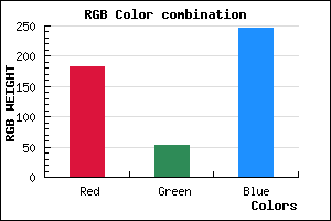 rgb background color #B735F7 mixer