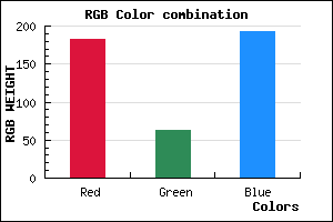 rgb background color #B73FC0 mixer