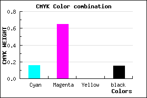 #B74BD9 color CMYK mixer
