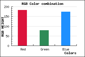 rgb background color #B74FAE mixer