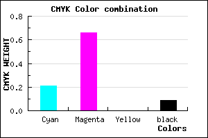 #B750E8 color CMYK mixer