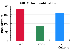 rgb background color #B753A0 mixer