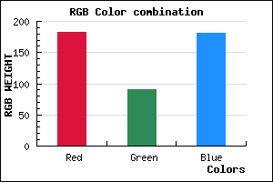 rgb background color #B75AB5 mixer