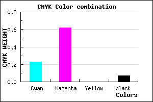 #B75AED color CMYK mixer