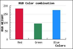 rgb background color #B75DAD mixer
