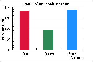 rgb background color #B75EBC mixer
