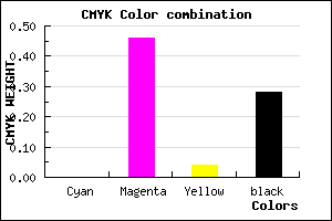 #B763AF color CMYK mixer