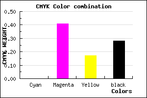 #B86D99 color CMYK mixer
