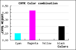 #B875CD color CMYK mixer