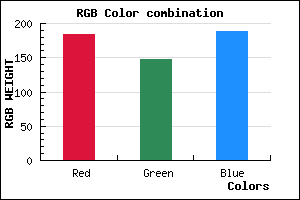 rgb background color #B893BD mixer