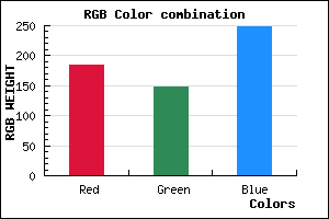 rgb background color #B893F9 mixer