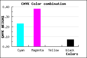 #B894EE color CMYK mixer