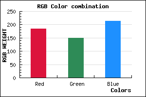 rgb background color #B896D6 mixer